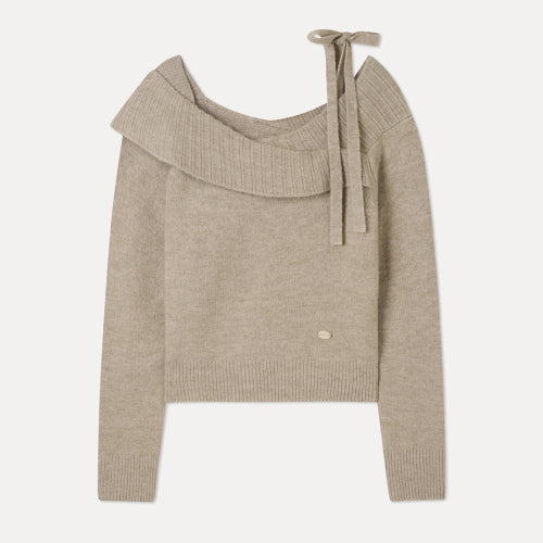 MIXXO MIXXO Overfit off-shoulder layered pullover (C)