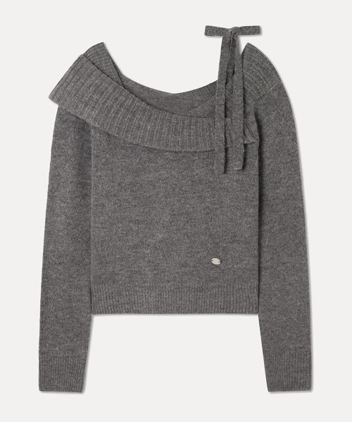 MIXXO MIXXO Overfit off-shoulder layered pullover (C)