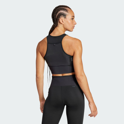 ADIDAS ADIDAS Adizero Running Gel Pocket Crop Top Women's
