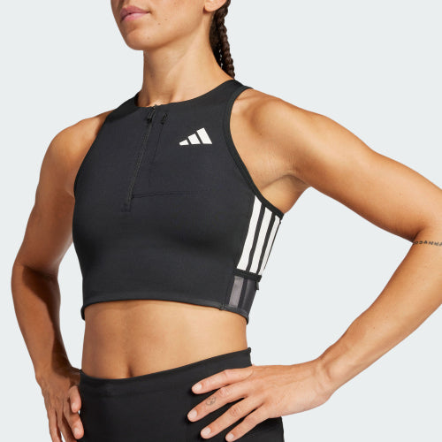 ADIDAS ADIDAS Adizero Running Gel Pocket Crop Top Women's