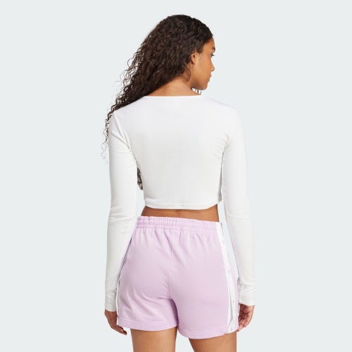 ADIDAS ADIDAS Essential Lip Crop Long Sleeve Tee