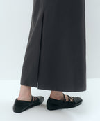 MUSINSA STANDARD WOMAN MUSINSA STANDARD WOMAN Straight Maxi Skirt Gray
