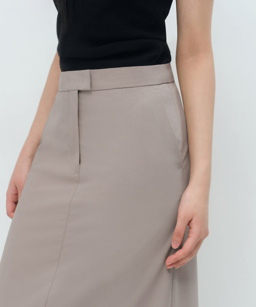MUSINSA STANDARD WOMAN MUSINSA STANDARD WOMAN Women’s Straight Maxi Skirt Light Beige