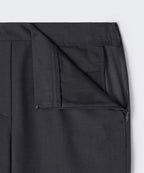 MUSINSA STANDARD WOMAN MUSINSA STANDARD WOMAN Slacks Low Rise Capri Pants (Gray)