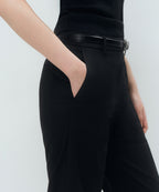MUSINSA STANDARD WOMAN MUSINSA STANDARD WOMAN Slacks Low Rise Flare [Black] (Size 26)