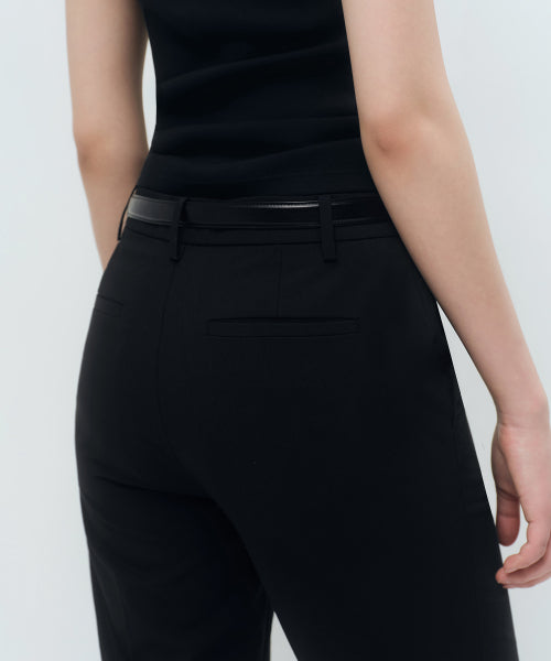 MUSINSA STANDARD WOMAN MUSINSA STANDARD WOMAN Slacks Low Rise Flare [Black] (Size 26)