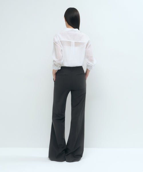 MUSINSA STANDARD WOMAN MUSINSA STANDARD WOMAN Slacks Low Rise Flare [Gray] (Size 26)
