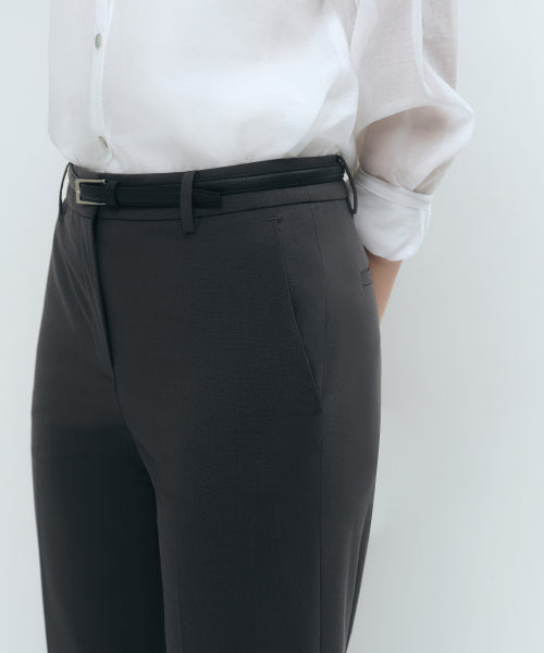 MUSINSA STANDARD WOMAN MUSINSA STANDARD WOMAN Slacks Low Rise Flare [Gray] (Size 26)