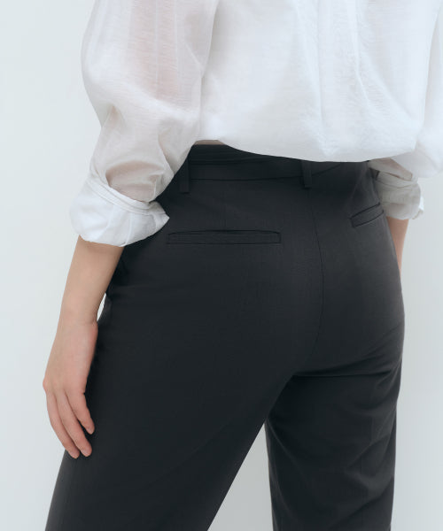 MUSINSA STANDARD WOMAN MUSINSA STANDARD WOMAN Slacks Low Rise Flare [Gray] (Size 26)