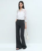MUSINSA STANDARD WOMAN MUSINSA STANDARD WOMAN Slacks Low Rise Flare [Gray] (Size 26)