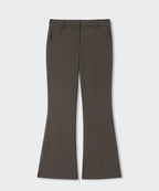 MUSINSA STANDARD WOMAN MUSINSA STANDARD WOMAN Slacks Low Rise Flare [Khaki Brown]