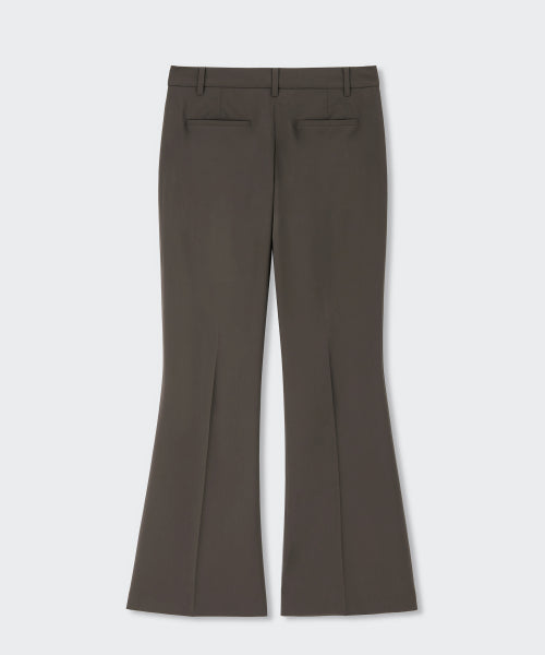 MUSINSA STANDARD WOMAN MUSINSA STANDARD WOMAN Slacks Low Rise Flare [Khaki Brown]