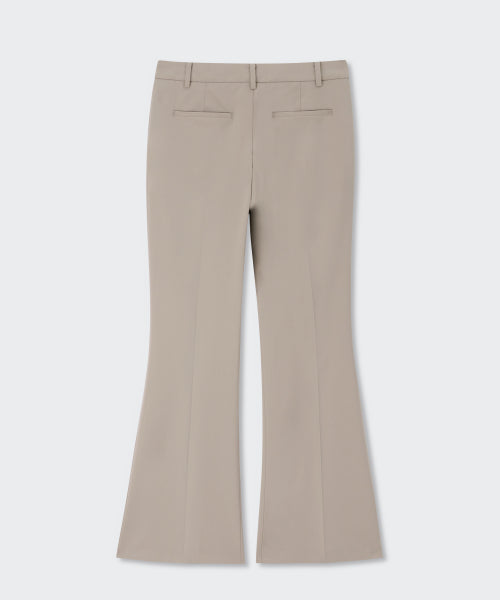 MUSINSA STANDARD WOMAN MUSINSA STANDARD WOMAN Women's Slacks Low Rise Flare (Light Beige)