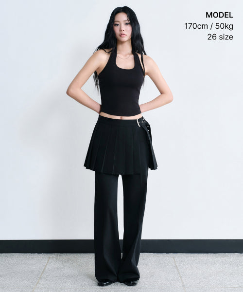 MUSINSA STANDARD WOMAN MUSINSA STANDARD WOMAN Women's Slacks [Black]