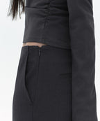 MUSINSA STANDARD WOMAN MUSINSA STANDARD WOMAN Women's Slacks Mini Skirt [Gray]