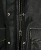 MUSINSA STANDARD WOMAN MUSINSA STANDARD WOMAN Women's Faded Synthetic Leather Aviator Jacket