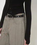 MUSINSA STANDARD WOMAN MUSINSA STANDARD WOMAN Women's Vertical Stripe Wide Pants (Size)
