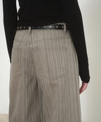 MUSINSA STANDARD WOMAN MUSINSA STANDARD WOMAN Women's Vertical Stripe Wide Pants (Size)