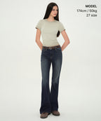 MUSINSA STANDARD WOMAN MUSINSA STANDARD WOMAN Denim Pants Slim Flare (Size 24)
