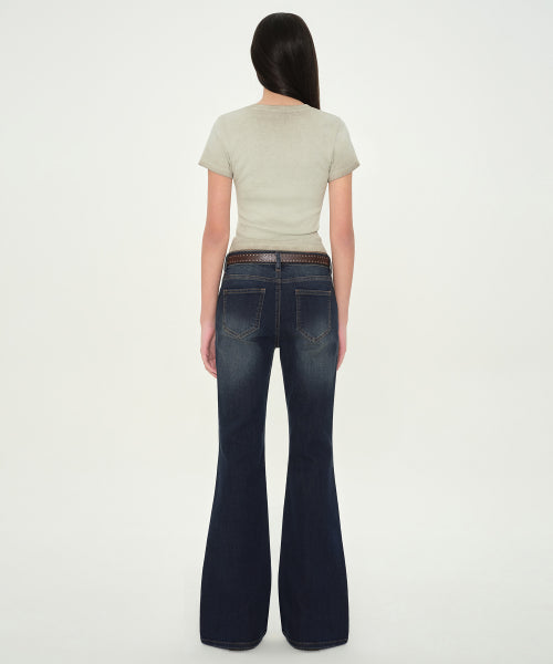 MUSINSA STANDARD WOMAN MUSINSA STANDARD WOMAN Denim Pants Slim Flare (Size 24)