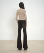 MUSINSA STANDARD WOMAN MUSINSA STANDARD WOMAN Women's Denim Pants Slim Flare [Rusty Black]