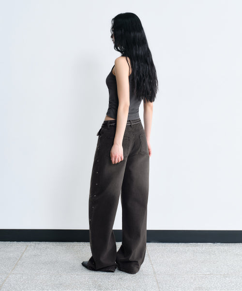 MUSINSA STANDARD WOMAN MUSINSA STANDARD WOMAN Women's Denim Pants [Rusty Black]