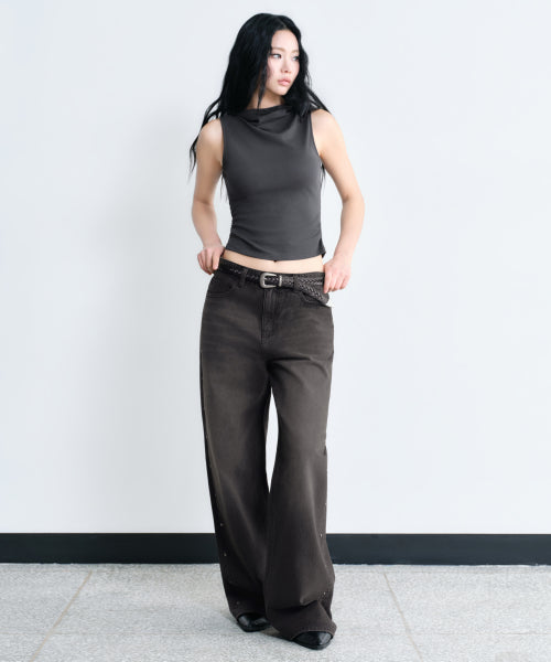 MUSINSA STANDARD WOMAN MUSINSA STANDARD WOMAN Women's Denim Pants [Rusty Black]