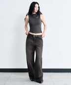 MUSINSA STANDARD WOMAN MUSINSA STANDARD WOMAN Women's Denim Pants [Rusty Black]