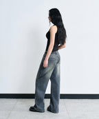 MUSINSA STANDARD WOMAN MUSINSA STANDARD WOMAN Women's Denim Pants [Rusty Blue]