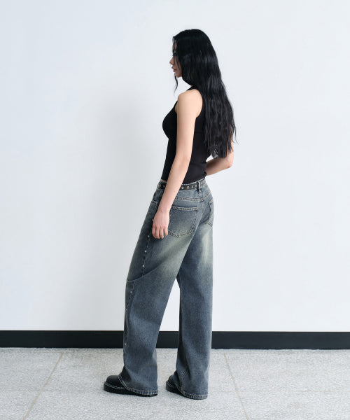 MUSINSA STANDARD WOMAN MUSINSA STANDARD WOMAN Women's Denim Pants [Rusty Blue]