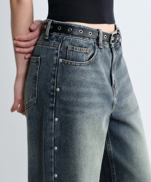 MUSINSA STANDARD WOMAN MUSINSA STANDARD WOMAN Women's Denim Pants [Rusty Blue]