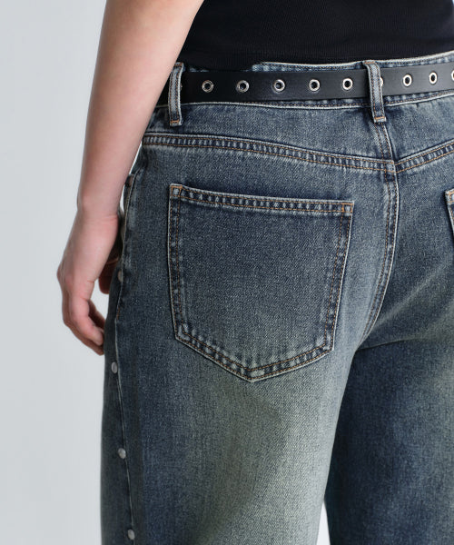 MUSINSA STANDARD WOMAN MUSINSA STANDARD WOMAN Women's Denim Pants [Rusty Blue]