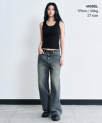 MUSINSA STANDARD WOMAN MUSINSA STANDARD WOMAN Women's Denim Pants [Rusty Blue]