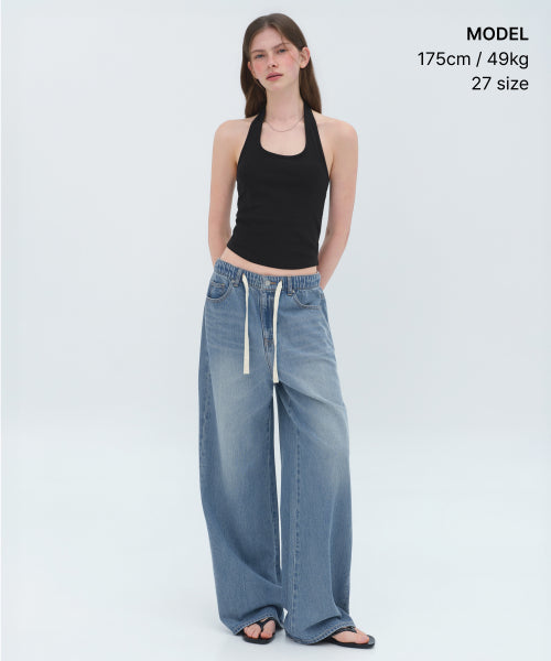 MUSINSA STANDARD WOMAN MUSINSA STANDARD WOMAN Denim Pants Light Indigo