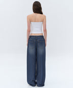 MUSINSA STANDARD WOMAN MUSINSA STANDARD WOMAN Women's Denim Pants [Medium Indigo]