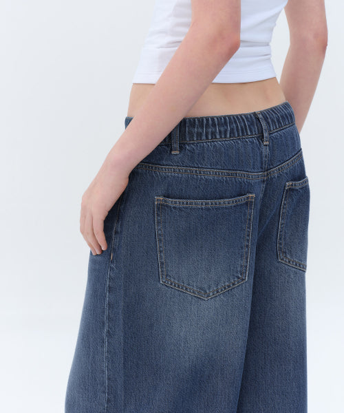 MUSINSA STANDARD WOMAN MUSINSA STANDARD WOMAN Women's Denim Pants [Medium Indigo]