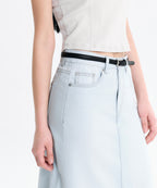 MUSINSA STANDARD WOMAN MUSINSA STANDARD WOMAN Denim Maxi Skirt Pale Blue