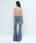 MUSINSA STANDARD WOMAN MUSINSA STANDARD WOMAN Women's Denim Low Rise Slim Flare Pants
