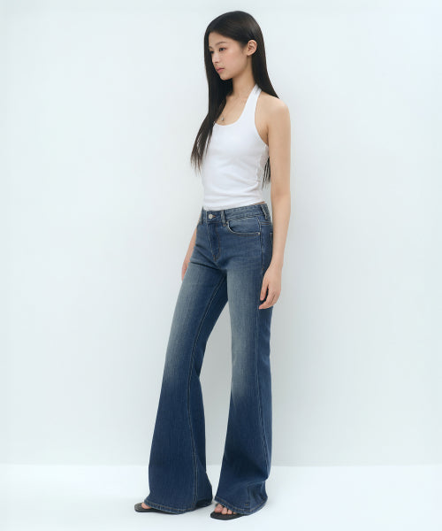 MUSINSA STANDARD WOMAN MUSINSA STANDARD WOMAN Women's Denim Low Rise Slim Flare Pants