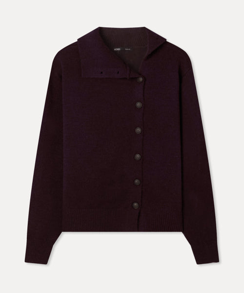 MIXXO MIXXO Cardigan Unbalanced Neck C