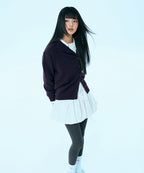 MIXXO MIXXO Cardigan Unbalanced Neck C