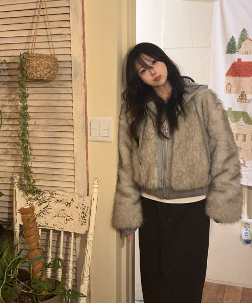 MIXXO MIXXO Hoodie with Faux Fur