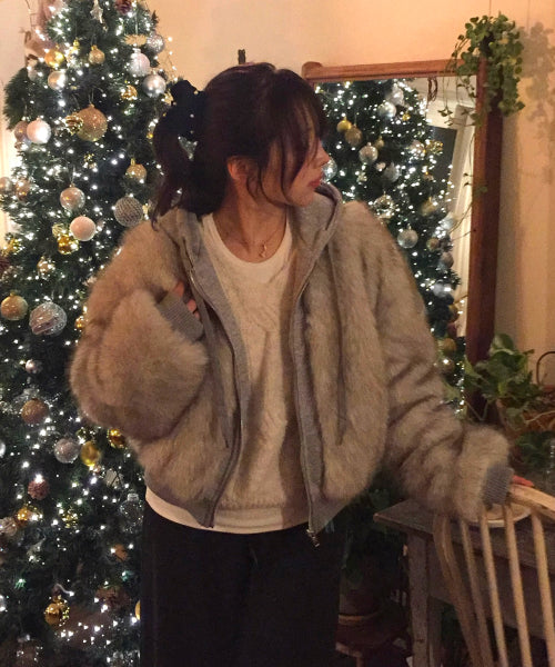 MIXXO MIXXO Hoodie with Faux Fur