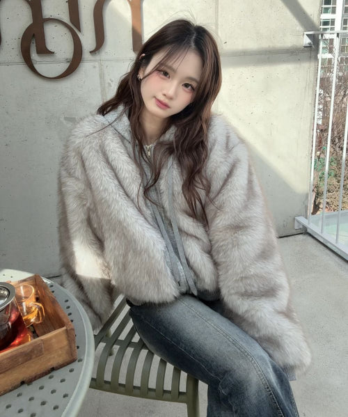 MIXXO MIXXO Hoodie with Faux Fur