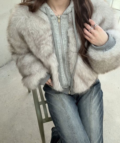 MIXXO MIXXO Hoodie with Faux Fur