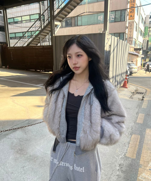 MIXXO MIXXO Hoodie with Faux Fur