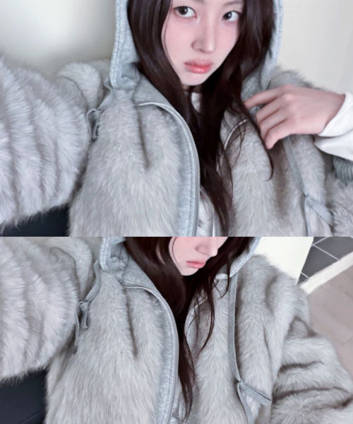 MIXXO MIXXO Hoodie with Faux Fur