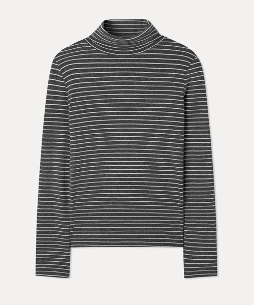 MIXXO MIXXO T-Shirt Wool Striped Neck