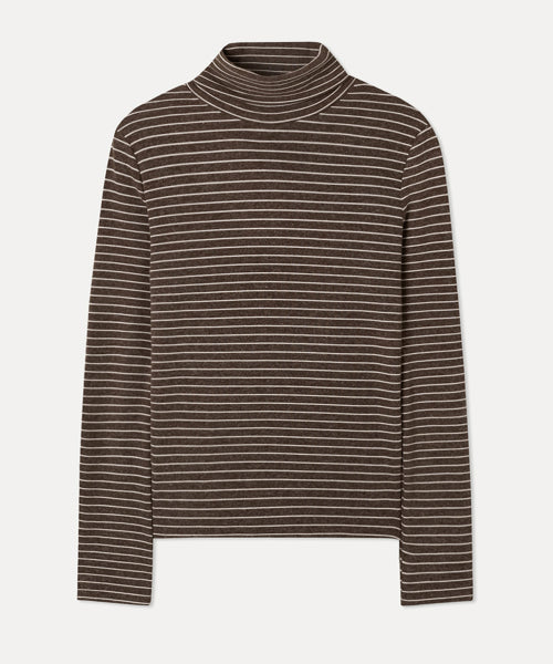 MIXXO MIXXO T-Shirt Wool Striped Neck