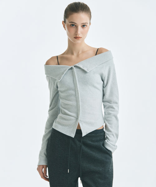 MIXXO MIXXO T-Shirt Off-shoulder Long Sleeve